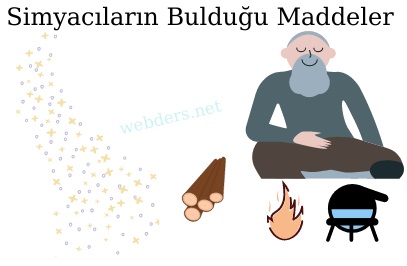 Simyacıların bulduğu maddeler