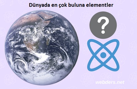 Dünyada en çok bulunan element