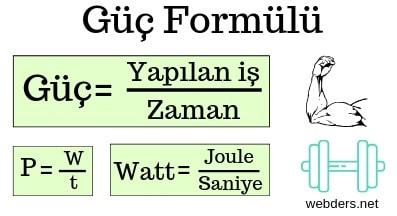 güç formülü