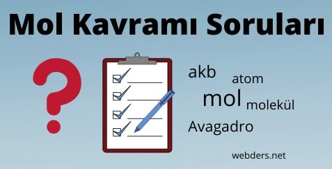 Mol kavrami ile ilgili sorular ve cevapları