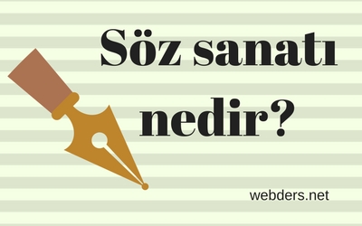 söz sanatı nedir