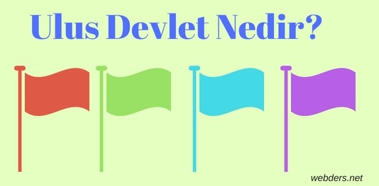 Ulus devlet nedir