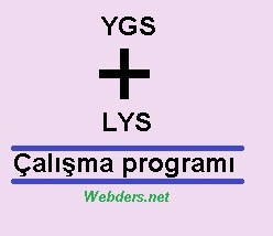 ygs lys çalışma programı